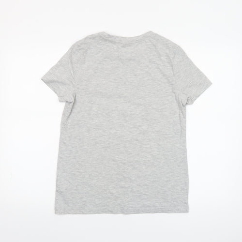 Disney Women’s Grey Sequin Christmas T-Shirt UK 8