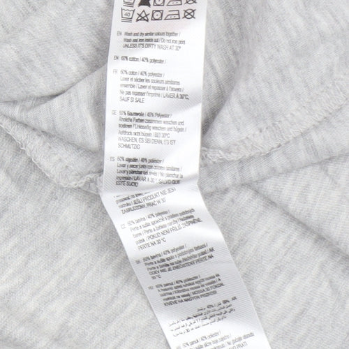 Disney Women’s Grey Sequin Christmas T-Shirt UK 8