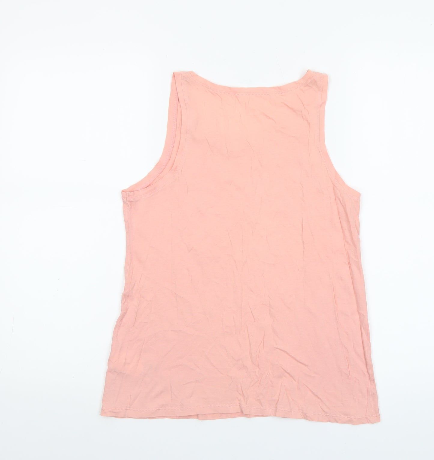 Roxy Teens Pink 100% Cotton Tank Top Size 14 Sleeveless