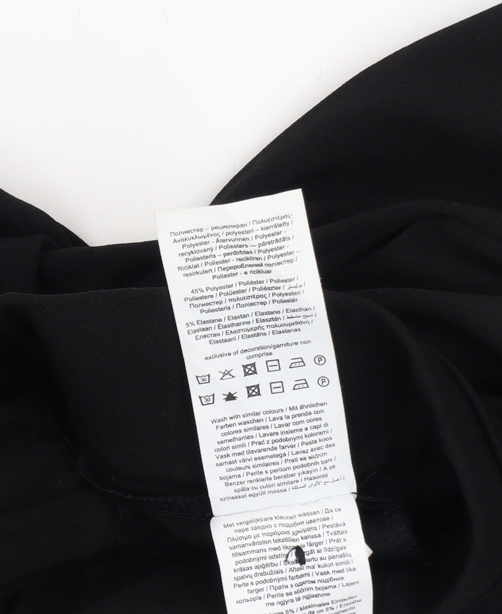 JDY Women's Black Cropped Wide-Leg Trousers Size S High Waist