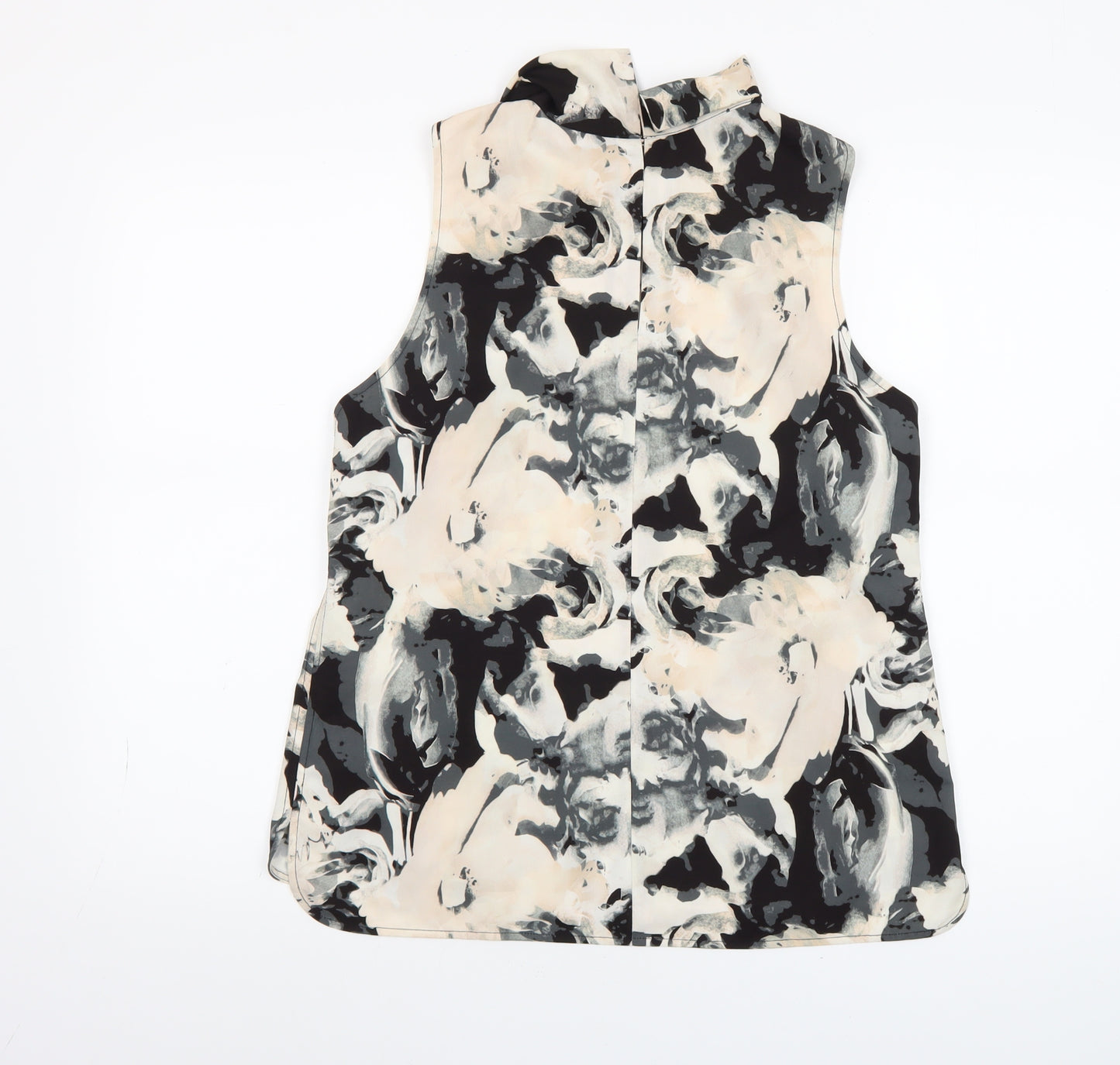 Coast Women’s Multicoloured Floral High Neck Sleeveless Tunic Blouse UK 12