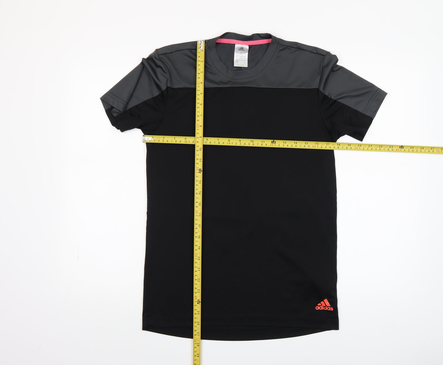 Adidas Men's Black Small Athletic Short Sleeve Crew Neck T-Shirt