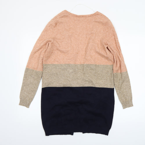 ONLY Women Multicoloured XS Cardigan Knit Long Sleeve Open Front