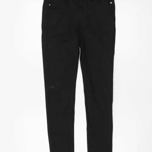 Denim Co. Women's Black Skinny Jeans Size 8 Slim Fit Mid Rise
