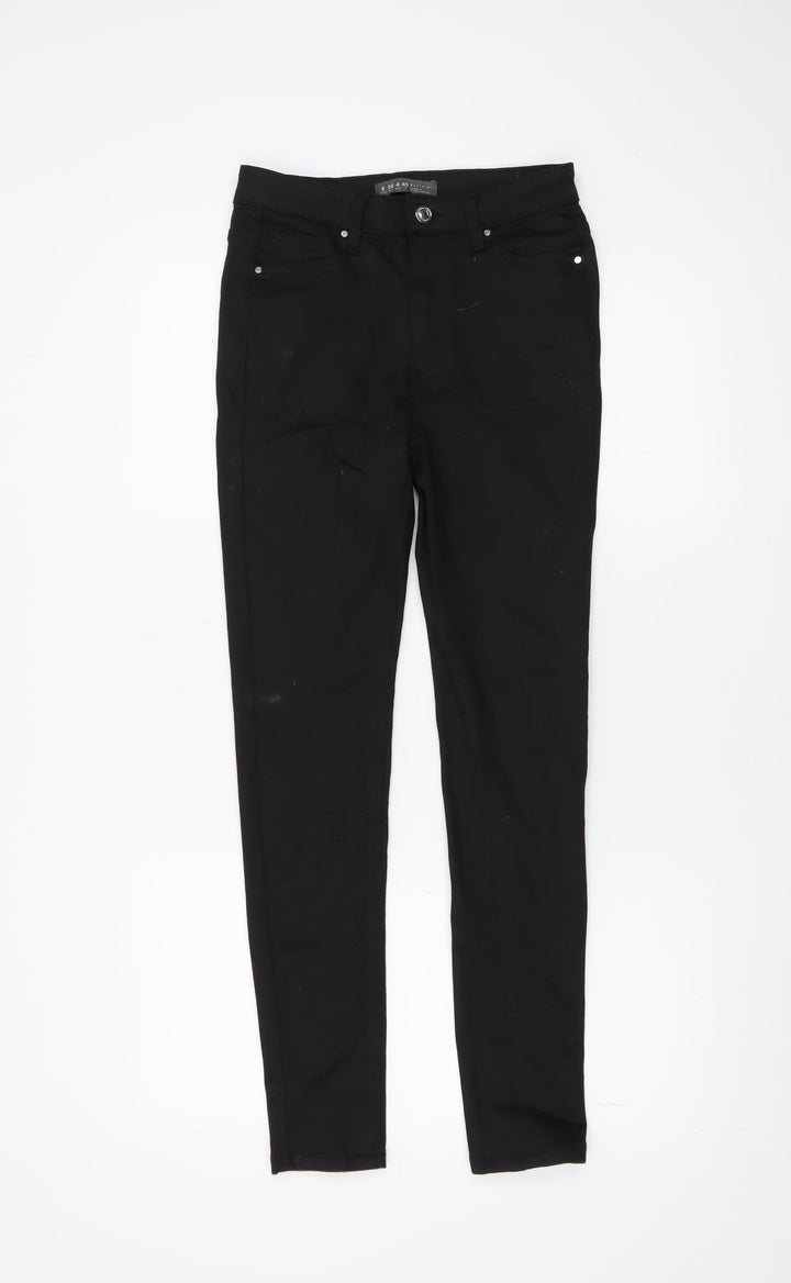 Denim Co. Women's Black Skinny Jeans Size 8 Slim Fit Mid Rise