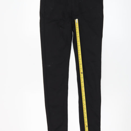 Denim Co. Women's Black Skinny Jeans Size 8 Slim Fit Mid Rise