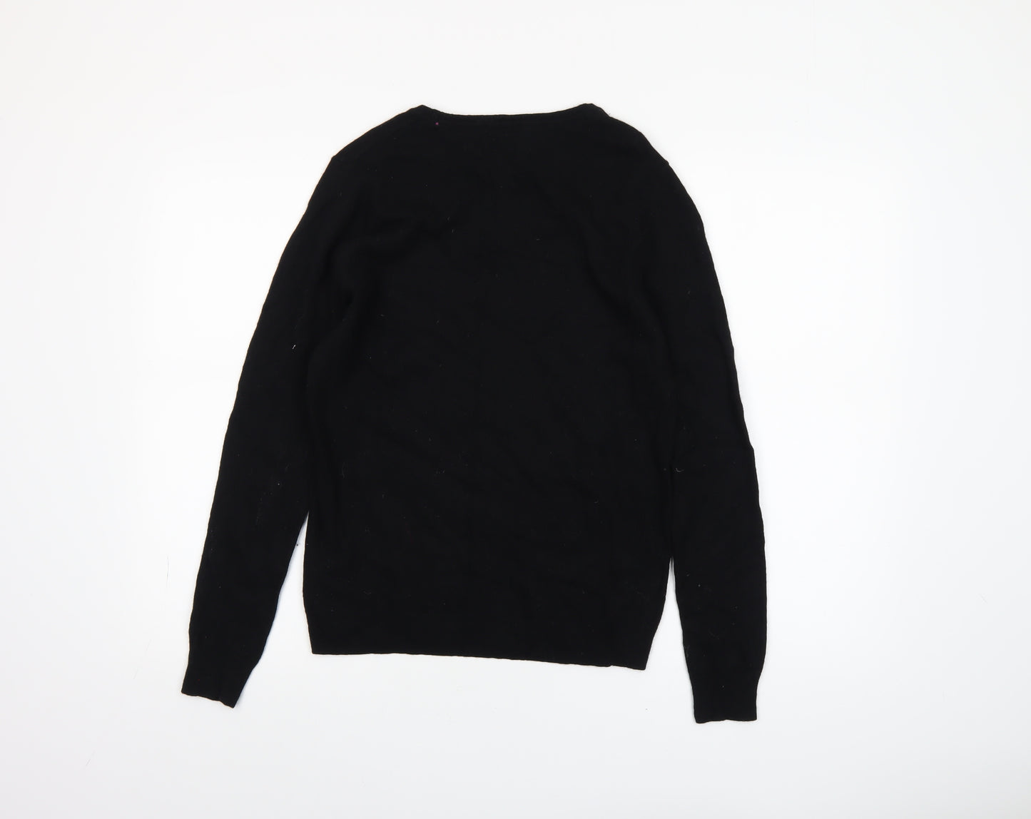 Clements Ribeiro Women’s Black S Party Jumper Long Sleeve Wool Blend