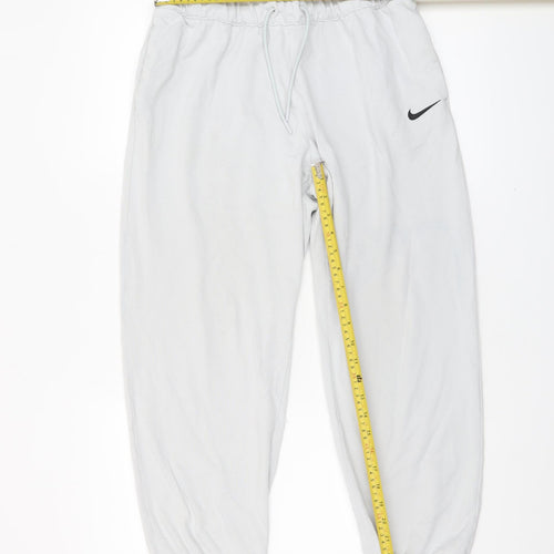 Nike Women’s Grey Cotton Jogger Sweatpants M Regular Fit