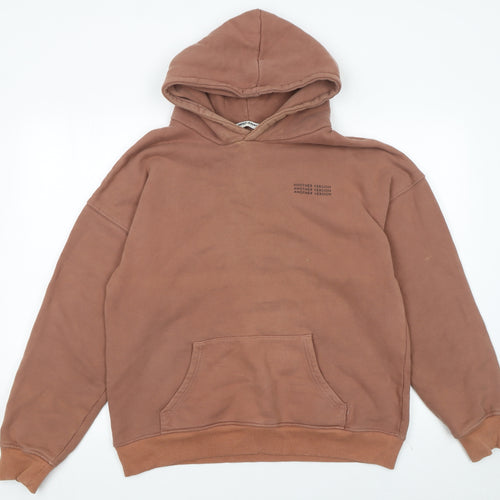 Another Version Women’s Brown Pullover Hoodie Size L Cotton Casual