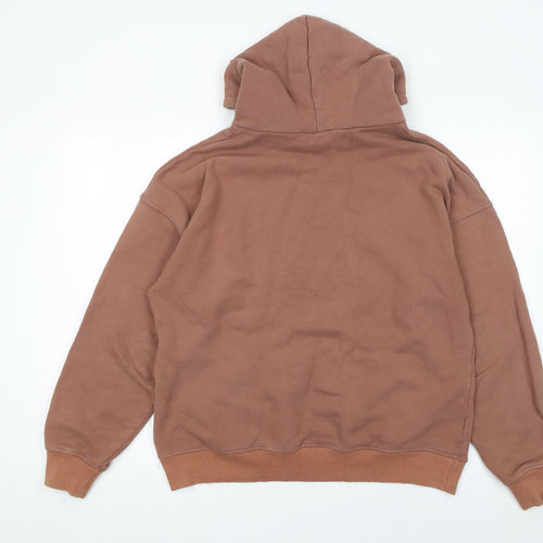 Another Version Women’s Brown Pullover Hoodie Size L Cotton Casual