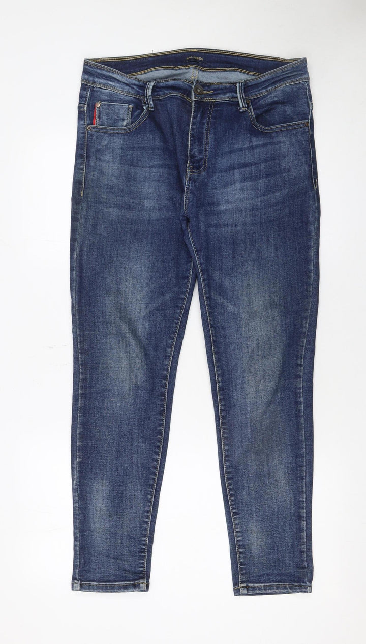 Kalisson Womens Blue Size 12 Slim Fit Stretch Skinny Jeans