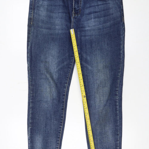 Kalisson Womens Blue Size 12 Slim Fit Stretch Skinny Jeans