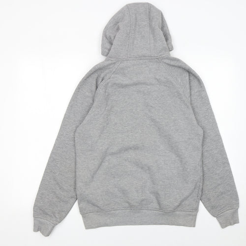 Regatta Mens Grey Pullover Hoodie S Nautical Graphic Cotton Blend