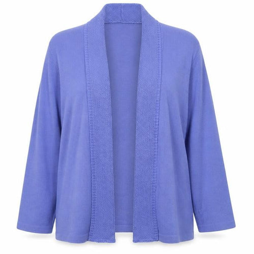 Eastex Women's Purple Long Sleeve Open Knit Cardigan Size 20