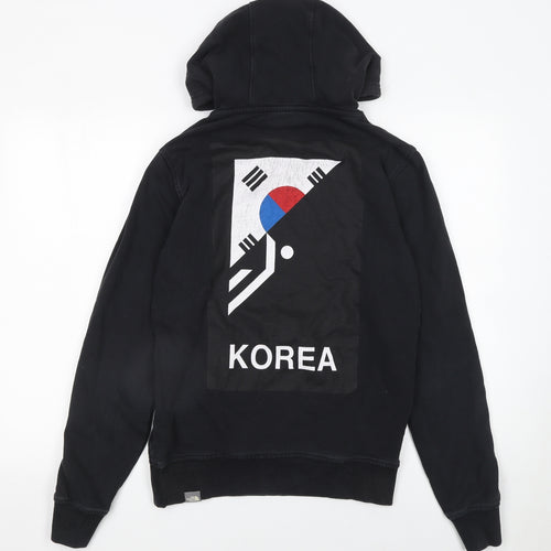 The North Face Men’s Black Logo Korea Pullover Hoodie Size S