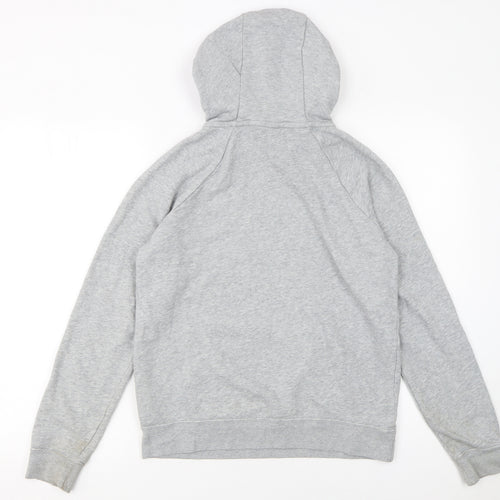 Nike Women’s Grey Pullover Hoodie Small Cotton Blend Casual