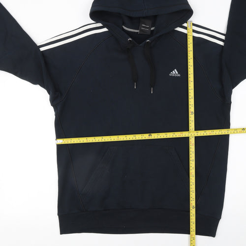 adidas Mens Blue Pullover Hoodie L Sportswear Essentials