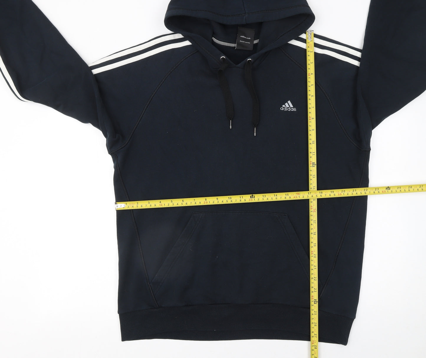 adidas Mens Blue Pullover Hoodie L Sportswear Essentials