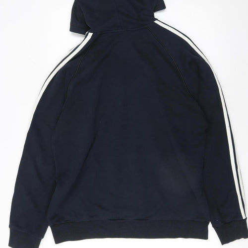 adidas Mens Blue Pullover Hoodie L Sportswear Essentials