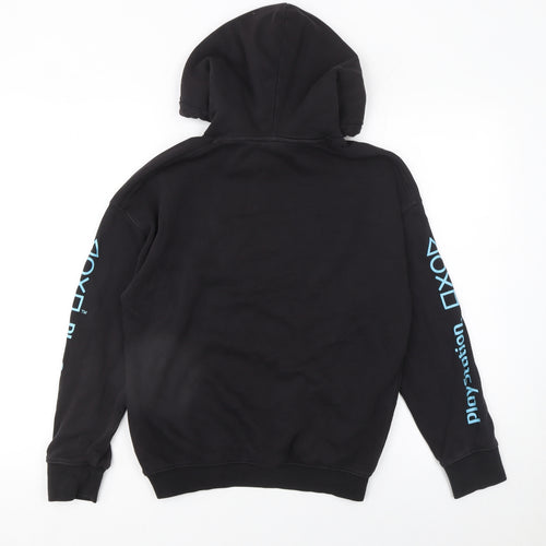 H&M Boys Black PlayStation Hoodie 11-12 Years Pullover Graphic Sweatshirt