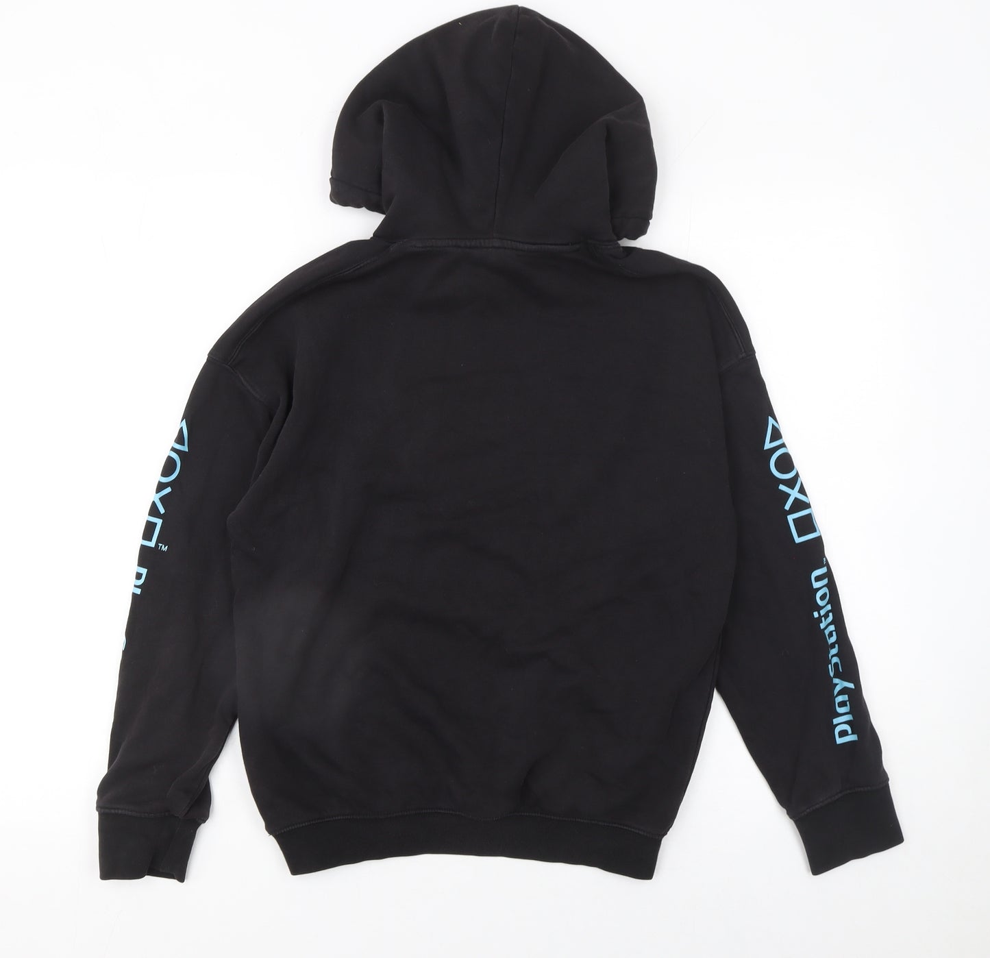H&M Boys Black PlayStation Hoodie 11-12 Years Pullover Graphic Sweatshirt