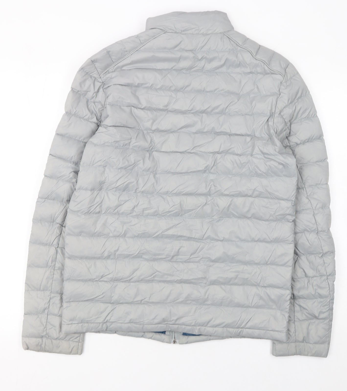 Marks and Spencer Women’s Grey Puffer Jacket Small Quilted Down Coat