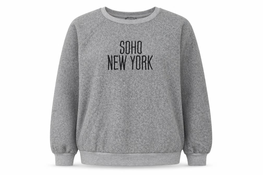 Dorothy Perkins Women’s Grey Pullover Sweatshirt UK 16 SOHO NEW YORK