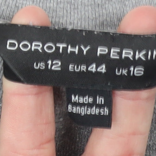 Dorothy Perkins Women’s Grey Pullover Sweatshirt UK 16 SOHO NEW YORK
