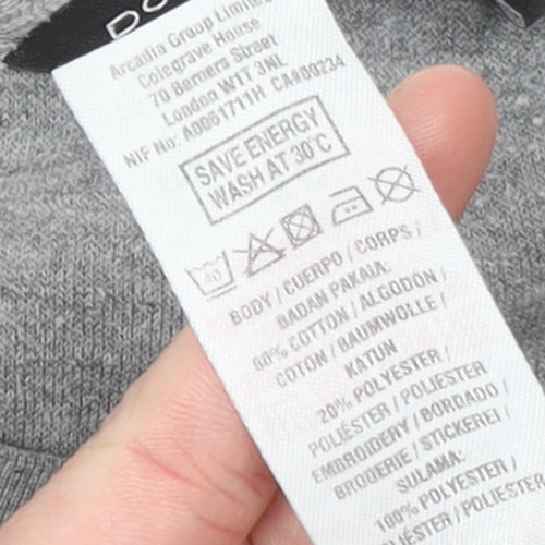Dorothy Perkins Women’s Grey Pullover Sweatshirt UK 16 SOHO NEW YORK