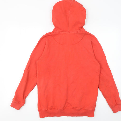 St. Bert's Girls Red Pullover Hoodie 11-12 Years Cotton Graphic Sweatshirt