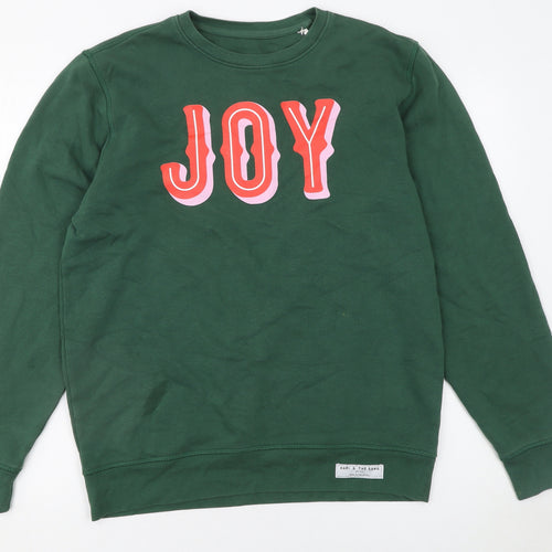 Stanley/Stella Womens Green JOY Sweatshirt Size M Organic Cotton Blend