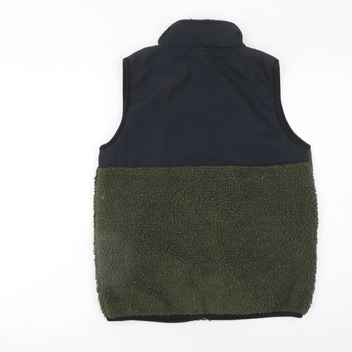 Animal Boys Green Fleece Bodywarmer Gilet 13 Years Full Zip Outdoor Vest