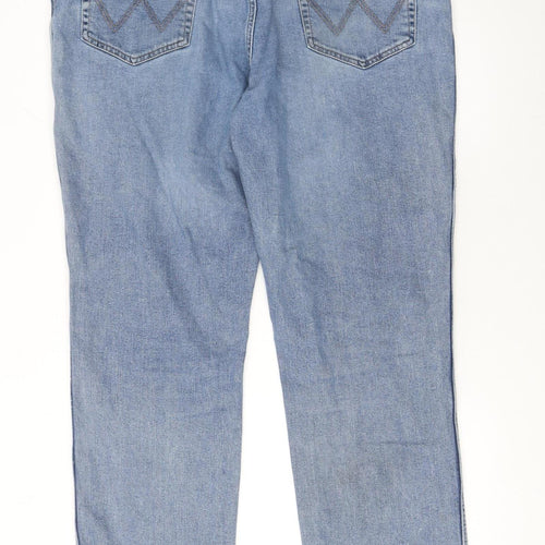 Wrangler Men's Blue Regular Fit Straight Denim Jeans W44 L32