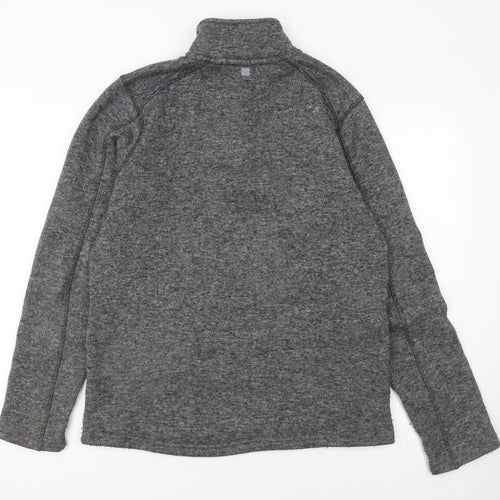 Mountain Warehouse Men's Grey 1/4 Zip Fleece Sweatshirt M
