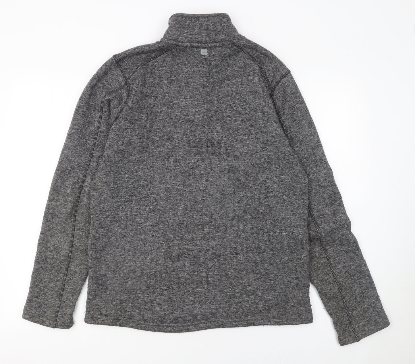 Mountain Warehouse Men's Grey 1/4 Zip Fleece Sweatshirt M