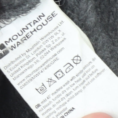 Mountain Warehouse Men's Grey 1/4 Zip Fleece Sweatshirt M