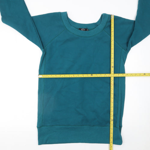 BY EMP Women’s Teal Crew Neck Pullover Sweatshirt XXL