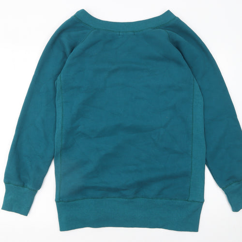 BY EMP Women’s Teal Crew Neck Pullover Sweatshirt XXL