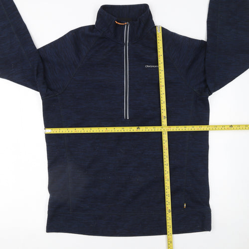 Craghoppers Men's Blue Fleece Half Zip Pullover Sweatshirt M
