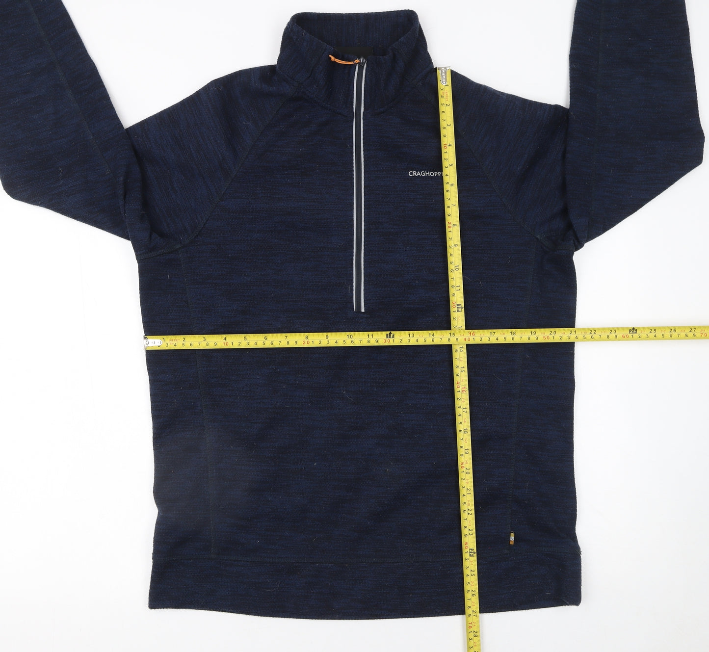 Craghoppers Men's Blue Fleece Half Zip Pullover Sweatshirt M
