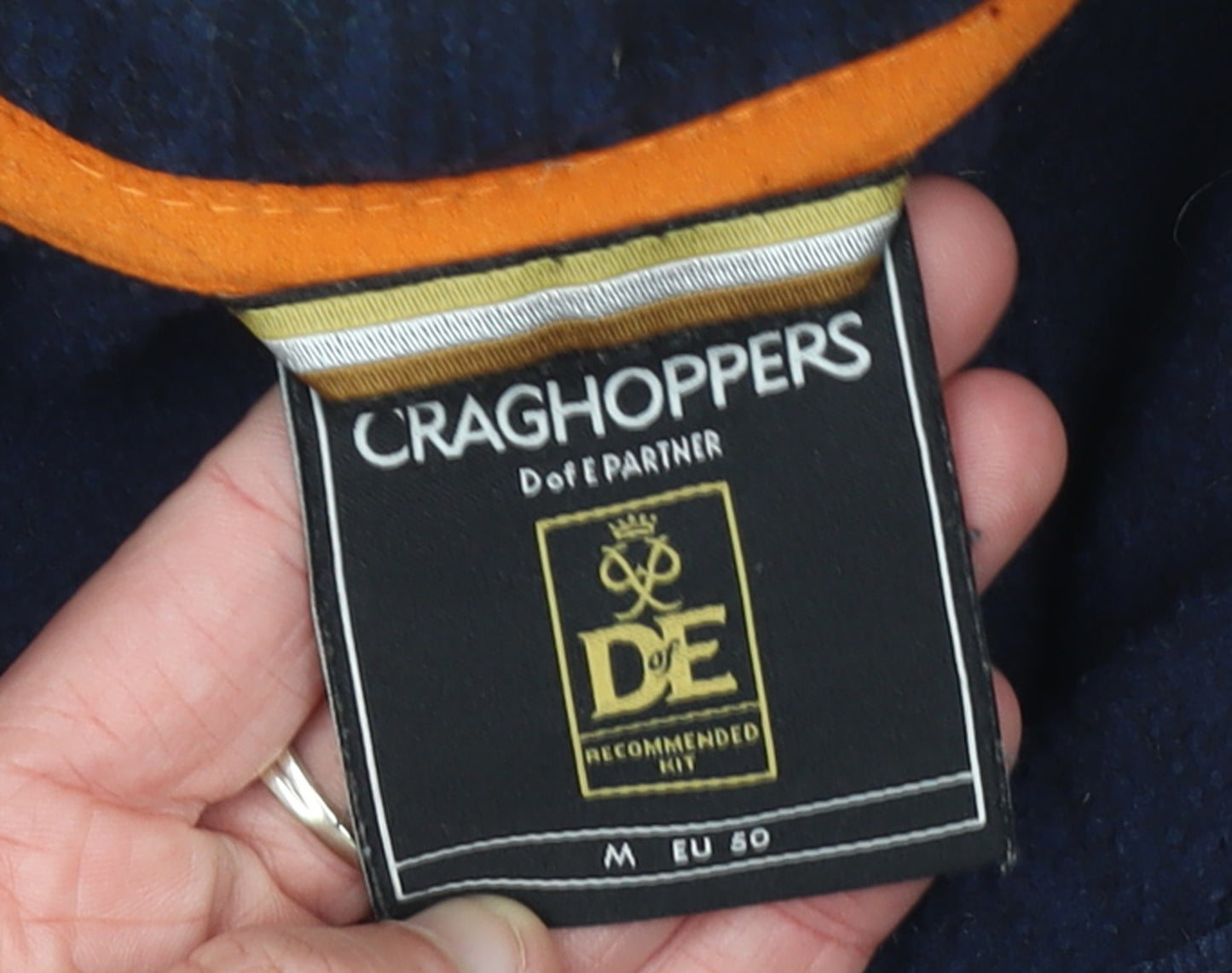 Craghoppers Men's Blue Fleece Half Zip Pullover Sweatshirt M
