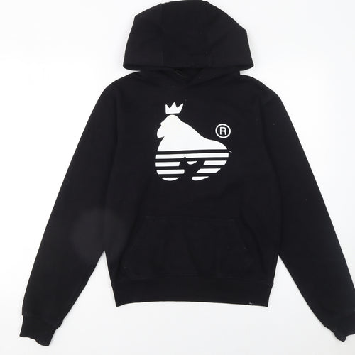 Money Boys Black Pullover Hoodie 9-10 Years Hooded Sweatshirt