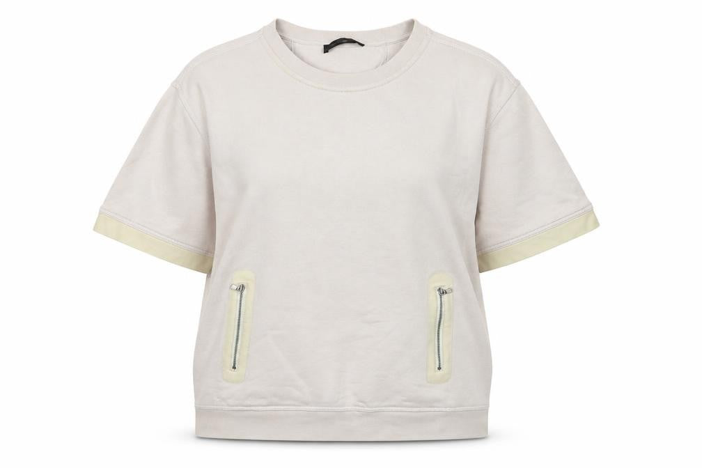 Diesel Black Gold Women’s Beige Short Sleeve Pullover Sweatshirt S
