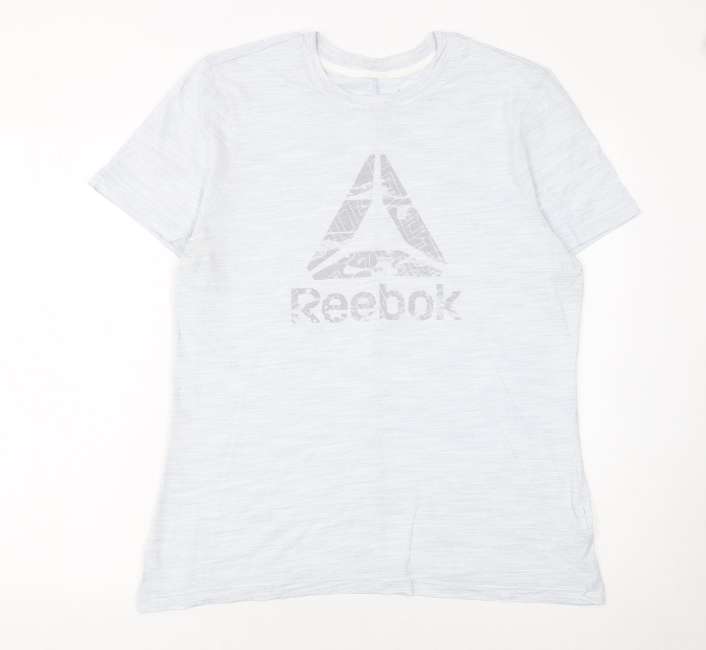 Reebok Men's White XL Sports Graphic Print T-Shirt