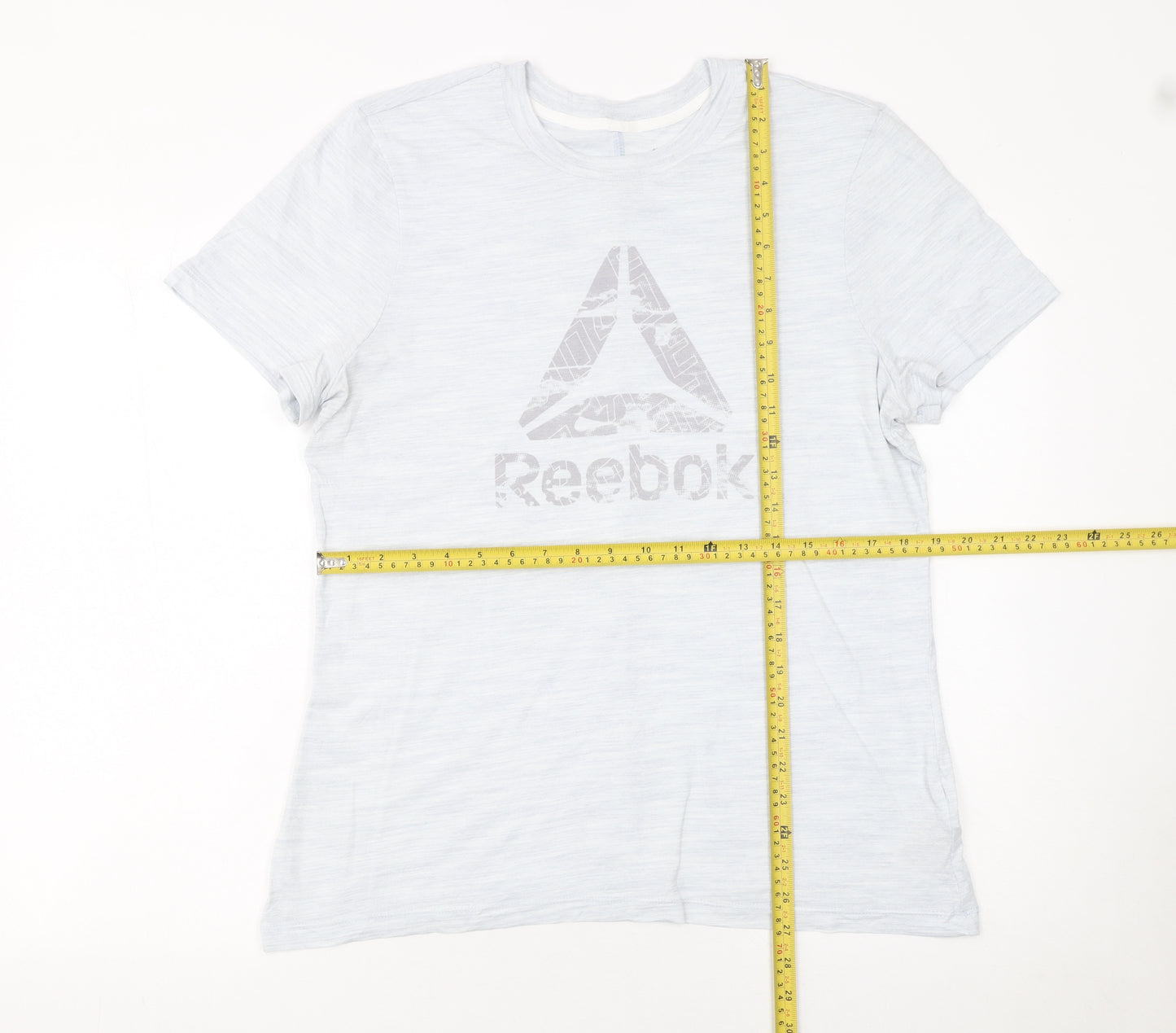 Reebok Men's White XL Sports Graphic Print T-Shirt