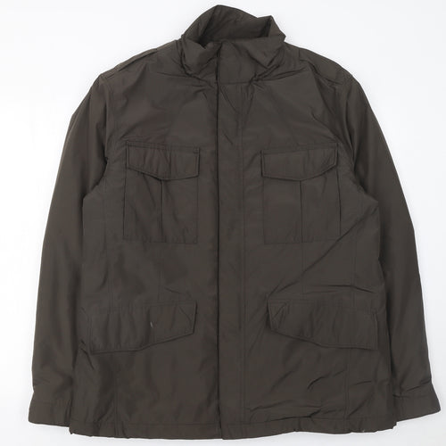 Marks and Spencer Men's Dark Taupe Waterproof Polyester Jacket L 41-43in