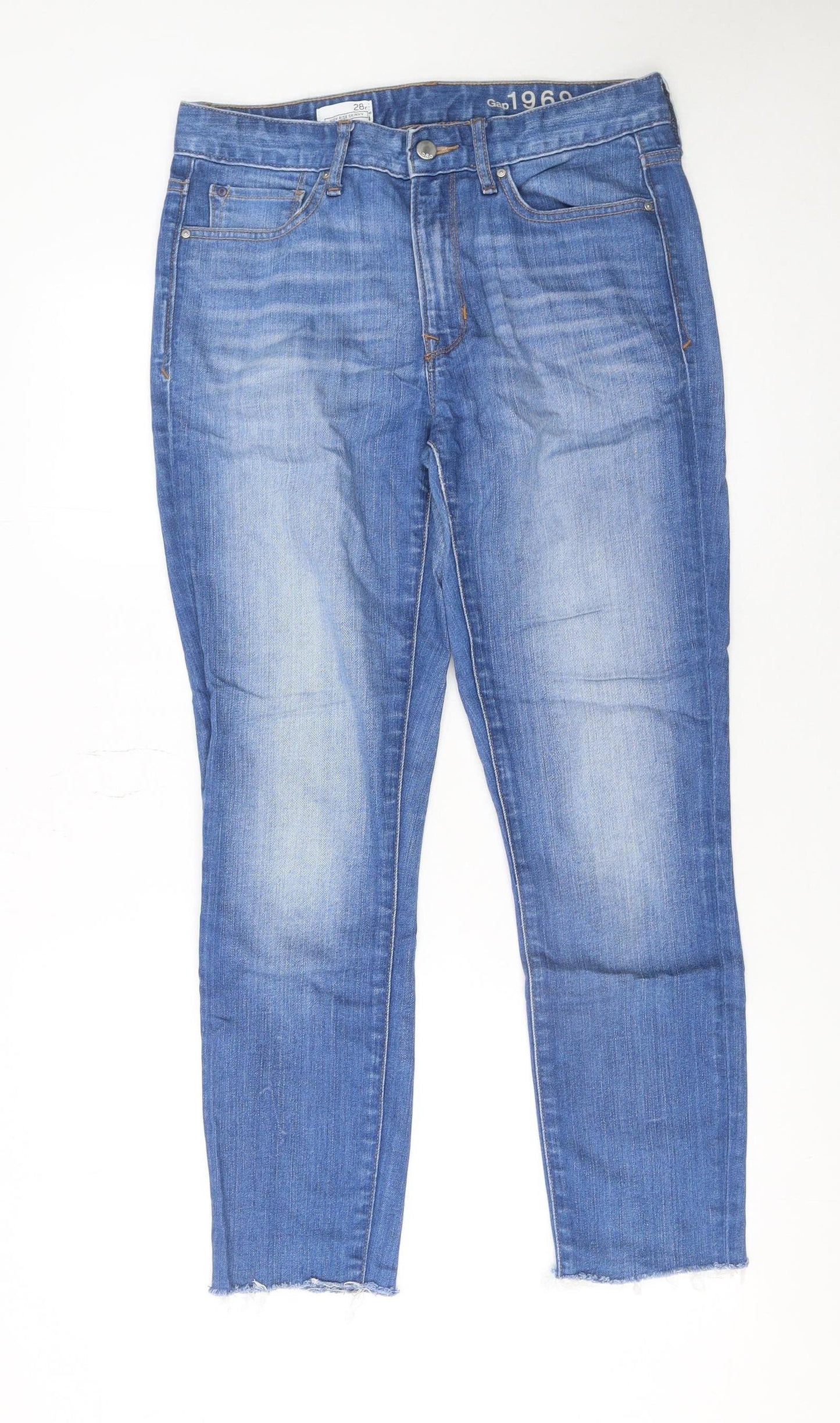Gap 1969 Womens Blue Size 10 Skinny Stretch Jeans