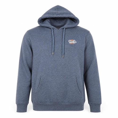 Paraffin Mens Blue 2XL Pullover Hoodie Embroidered Logo Fleece