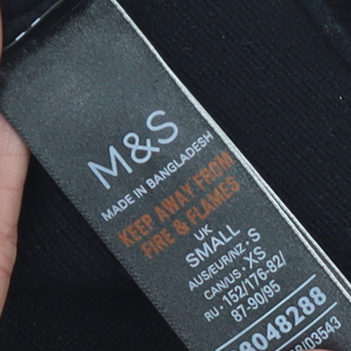 Marks and Spencer Women’s Black Believe Christmas Jumper Size S