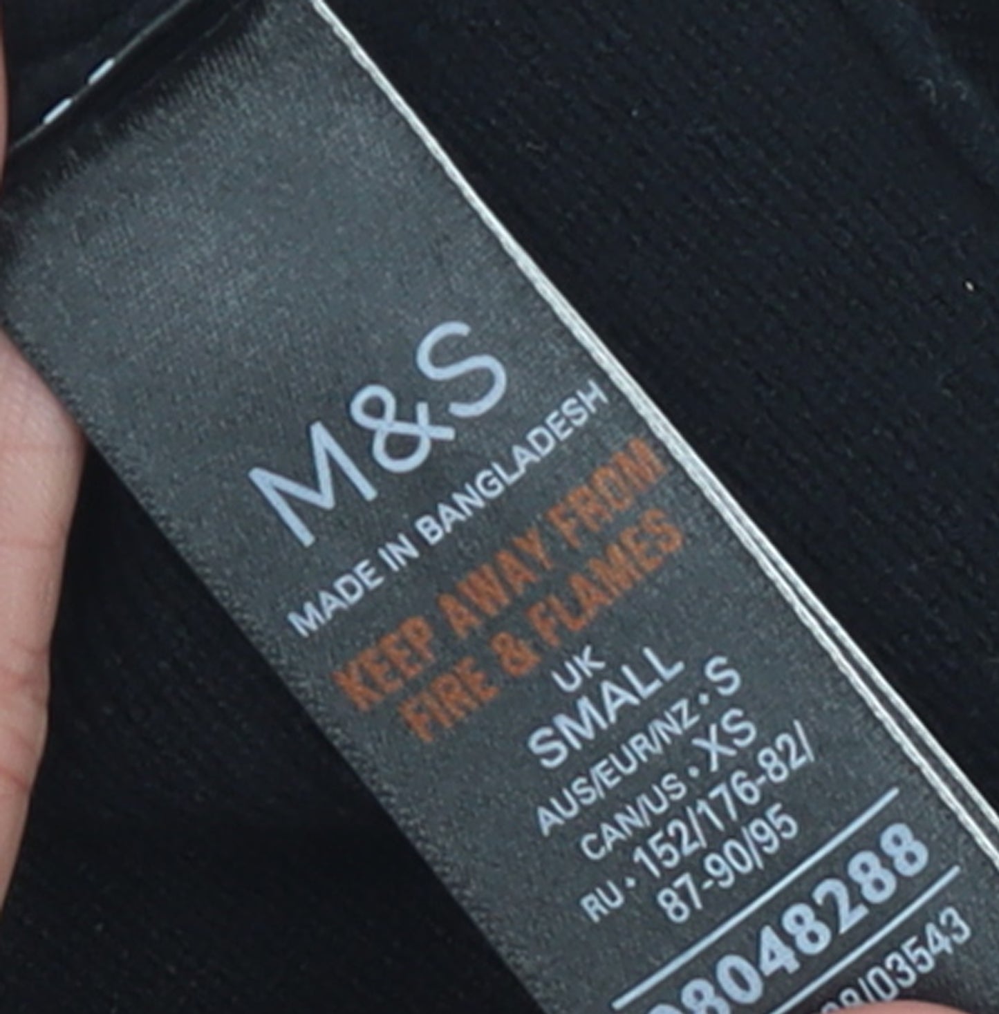 Marks and Spencer Women’s Black Believe Christmas Jumper Size S